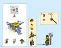 Notice / Instructions de Montage - LEGO - LEGO NINJAGO LE FILM - 70609 - Le bombardier Raie Manta: Page 2