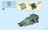 Notice / Instructions de Montage - LEGO - LEGO NINJAGO LE FILM - 70612 - Le dragon d'acier de Lloyd: Page 35