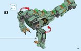 Notice / Instructions de Montage - LEGO - LEGO NINJAGO LE FILM - 70612 - Le dragon d'acier de Lloyd: Page 73