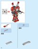 Notice / Instructions de Montage - LEGO - LEGO NINJAGO LE FILM - 70615 - L'Armure de Feu: Page 132