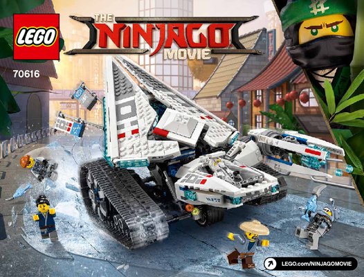 Notice / Instructions de Montage - LEGO - LEGO NINJAGO LE FILM - 70616 - Le Tank de Glace: Page 1