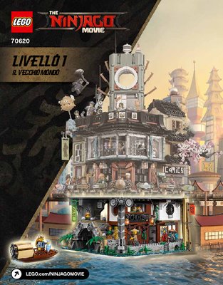 Notice / Instructions de Montage - LEGO - THE LEGO NINJAGO MOVIE - 70620 - La ville NINJAGO®: Page 1