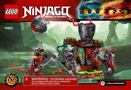 Notice / Instructions de Montage - LEGO - NINJAGO - 70621 - L’attaque des guerriers Vermillion: Page 1