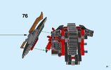 Notice / Instructions de Montage - LEGO - NINJAGO - 70624 - La catapulte Vermillion: Page 21