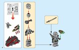 Notice / Instructions de Montage - LEGO - NINJAGO - 70624 - La catapulte Vermillion: Page 4