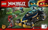 Notice / Instructions de Montage - LEGO - NINJAGO - 70625 - Le Samouraï VXL: Page 1