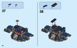 Notice / Instructions de Montage - LEGO - NINJAGO - 70625 - Le Samouraï VXL: Page 42