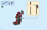 Notice / Instructions de Montage - LEGO - NINJAGO - 70625 - Le Samouraï VXL: Page 12