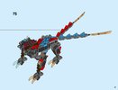 Notice / Instructions de Montage - LEGO - NINJAGO - 70627 - La forge du dragon: Page 47