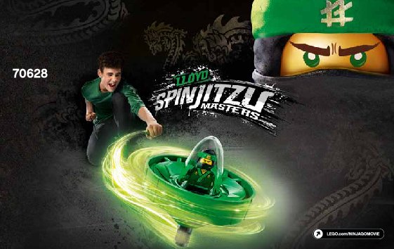 Notice / Instructions de Montage - LEGO - THE LEGO NINJAGO MOVIE - 70628 - Lloyd - Maître du Spinjitzu: Page 1