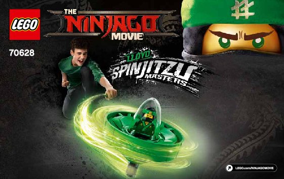 Notice / Instructions de Montage - LEGO - THE LEGO NINJAGO MOVIE - 70628 - Lloyd - Maître du Spinjitzu: Page 1