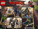 Notice / Instructions de Montage - LEGO - THE LEGO NINJAGO MOVIE - 70631 - Le repaire volcanique de Garmadon: Page 116