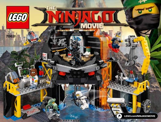 Notice / Instructions de Montage - LEGO - THE LEGO NINJAGO MOVIE - 70631 - Le repaire volcanique de Garmadon: Page 1