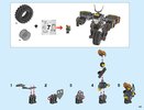 Notice / Instructions de Montage - LEGO - THE LEGO NINJAGO MOVIE - 70632 - Le Robot Sismique: Page 109