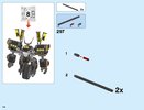 Notice / Instructions de Montage - LEGO - THE LEGO NINJAGO MOVIE - 70632 - Le Robot Sismique: Page 134