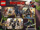 Notice / Instructions de Montage - LEGO - THE LEGO NINJAGO MOVIE - 70632 - Le Robot Sismique: Page 160