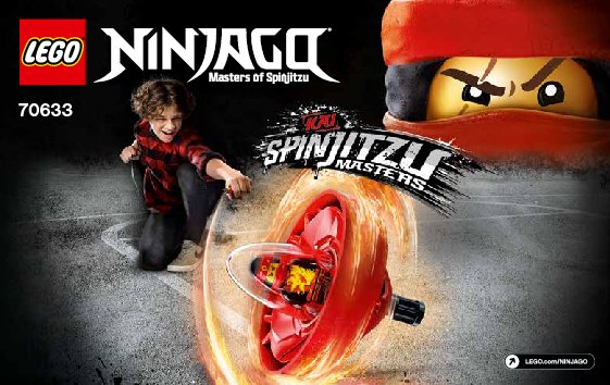 Notice / Instructions de Montage - LEGO - 70633 - Kai - Spinjitzu Master: Page 1