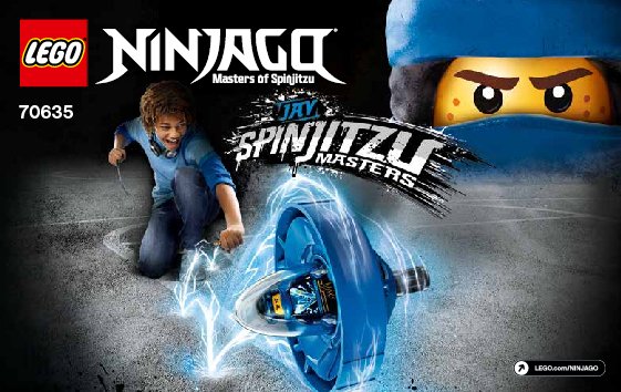 Notice / Instructions de Montage - LEGO - 70635 - Jay - Spinjitzu Master: Page 1