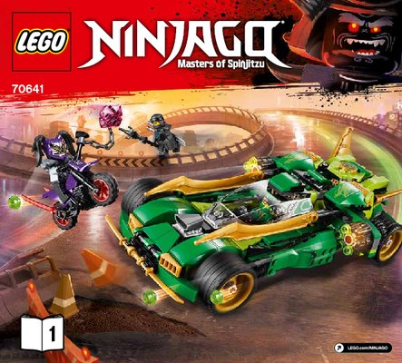 Notice / Instructions de Montage - LEGO - 70641 - Ninja Nightcrawler: Page 1