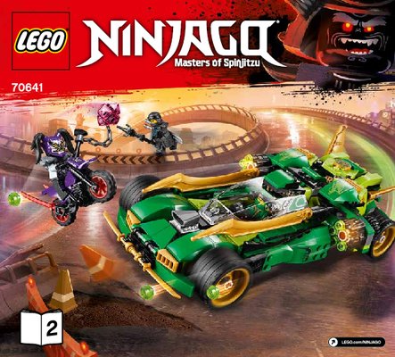 Notice / Instructions de Montage - LEGO - 70641 - Ninja Nightcrawler: Page 1