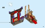 Notice / Instructions de Montage - LEGO - 70651 - Throne Room Showdown: Page 43