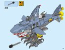 Notice / Instructions de Montage - LEGO - THE LEGO NINJAGO MOVIE - 70656 - Le requin mécanique de Garmadon: Page 137