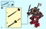 Notice / Instructions de Montage - LEGO - 70665 - The Samurai Mech: Page 42