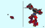 Notice / Instructions de Montage - LEGO - 70665 - The Samurai Mech: Page 33