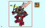 Notice / Instructions de Montage - LEGO - 70665 - The Samurai Mech: Page 44