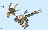 Notice / Instructions de Montage - LEGO - 70666 - The Golden Dragon: Page 40