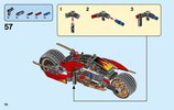 Notice / Instructions de Montage - LEGO - 70667 - Kai's Blade Cycle & Zane's Snowmobile: Page 70