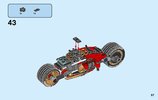 Notice / Instructions de Montage - LEGO - 70667 - Kai's Blade Cycle & Zane's Snowmobile: Page 57