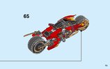 Notice / Instructions de Montage - LEGO - 70667 - Kai's Blade Cycle & Zane's Snowmobile: Page 73