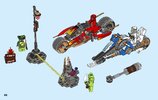 Notice / Instructions de Montage - LEGO - 70667 - Kai's Blade Cycle & Zane's Snowmobile: Page 46