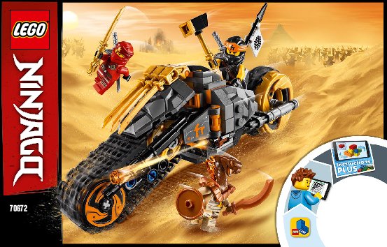 Notice / Instructions de Montage - LEGO - 70672 - Cole's Dirt Bike: Page 1