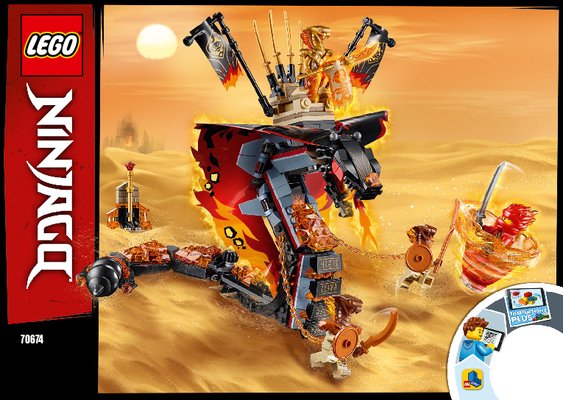 Notice / Instructions de Montage - LEGO - 70674 - Fire Fang: Page 1