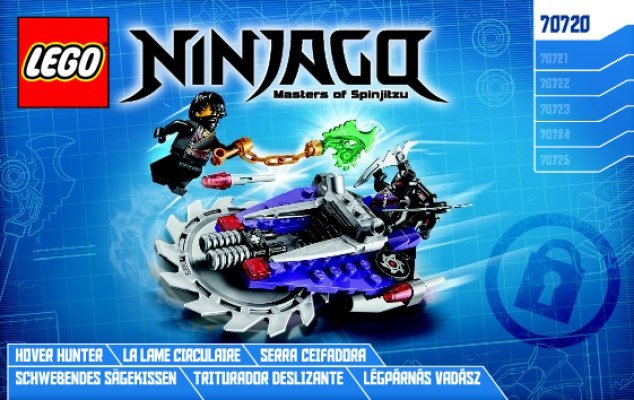 Notice / Instructions de Montage - LEGO - NINJAGO - 70720 - Le Planeur Scie: Page 1