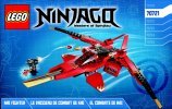 Notice / Instructions de Montage - LEGO - NINJAGO - 70721 - Le superjet de Kai: Page 1