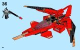 Notice / Instructions de Montage - LEGO - NINJAGO - 70721 - Le superjet de Kai: Page 64