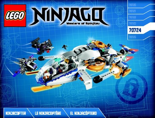 Notice / Instructions de Montage - LEGO - NINJAGO - 70724 - Le NinjaCopter: Page 1