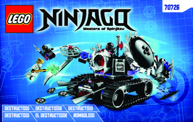 Notice / Instructions de Montage - LEGO - NINJAGO - 70726 - Destructoïde: Page 1