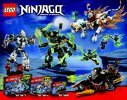 Notice / Instructions de Montage - LEGO - NINJAGO - 70731 - Le buggy lance-missiles de Jay: Page 69