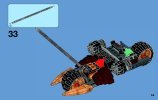 Notice / Instructions de Montage - LEGO - NINJAGO - 70733 - La moto multi-missiles: Page 43