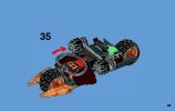 Notice / Instructions de Montage - LEGO - NINJAGO - 70733 - La moto multi-missiles: Page 45