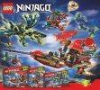 Notice / Instructions de Montage - LEGO - NINJAGO - 70734 - Le dragon de Maître Wu: Page 67