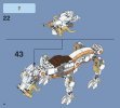 Notice / Instructions de Montage - LEGO - NINJAGO - 70734 - Le dragon de Maître Wu: Page 44