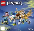 Notice / Instructions de Montage - LEGO - NINJAGO - 70734 - Le dragon de Maître Wu: Page 1