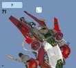 Notice / Instructions de Montage - LEGO - NINJAGO - 70735 - Le Jet hybride de Ronin: Page 68