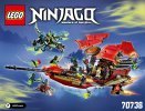 Notice / Instructions de Montage - LEGO - NINJAGO - 70738 - L'ultime QG des ninjas: Page 1