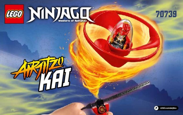 Notice / Instructions de Montage - LEGO - NINJAGO - 70739 - Airjitzu de Kai: Page 1